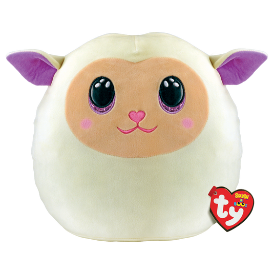 Fluffy Easter White Lamb Large