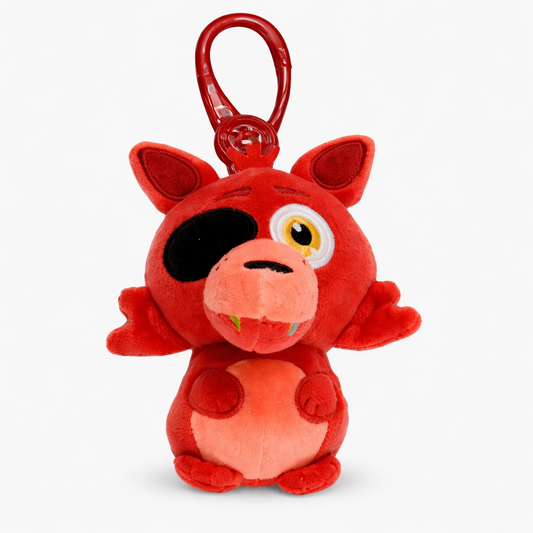 Five Nights at Freddy’s Foxy Clips Plush – Mini Character Plush Keychain